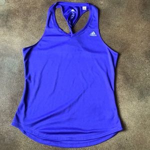 Purple Adidas Running Tank